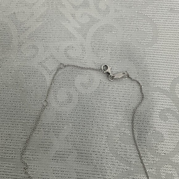 Lafonn Sterling Silver & Simulated Diamond Accent Treble Clef Necklace - Picture 5 of 5